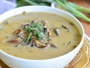 شوربة الفطر الشهية