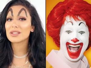 أحدث موضة: حواجب ماكدونالد