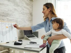 استخدام الوقت المرن يساعد الامهات على تعزيز وظيفتهن