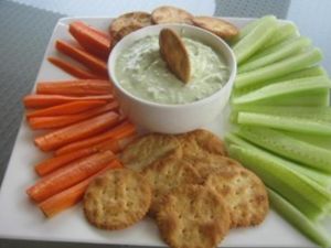 طبق التونا والافوكادو 