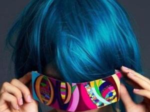 شعرك هذا الربيع: أزرق!