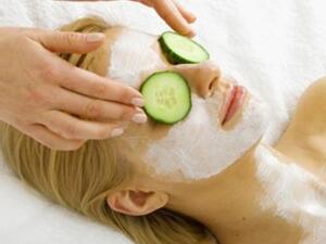 قناع اللبن والخيار