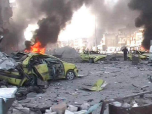 Twitter users posted pictures of the devastation up close. (Twitter)