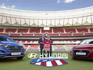 Hyundai logo to feature on sleeve of all Atlético shirts in domestic competitions from next season.