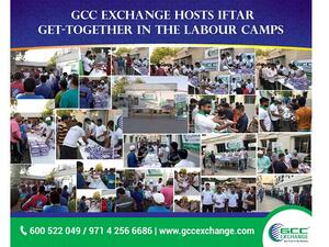 A quick glance from the Iftar get-together in the labour camps.