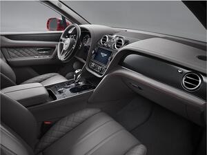 Bentley Bentayga V8 interior.