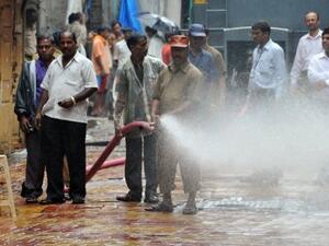  الجنود فتحوا النيران في منطقة كولغام في جنوب كشمير بعد أن تظاهر مئات المحتجين