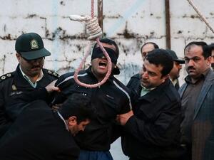 An illustrative photo of an execution in Iran. (AFP/File)