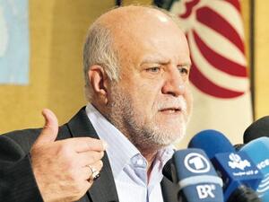 Iranian Oil Minister Bijan Namdar Zanganeh speaks at a press conference in the capital Tehran. (AFP/File)