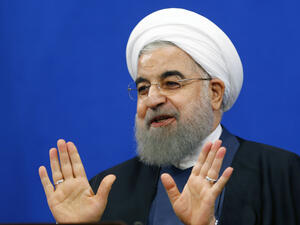 Both Rouhani and former hardline Iranian president Mahmoud Ahmadinejad are expected to run for the upcoming May 19 elections. (AFP) 