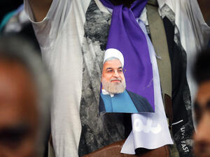 The decision, which came two days before Iran heads to the polls to vote for a new president, is thought to be a boon for President Rouhani, who originally approved the nuclear deal with the US. (AFP)