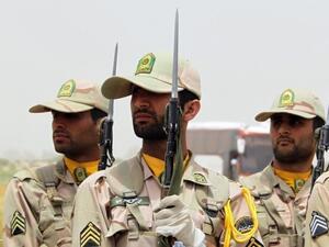 A file photo of Iranian military personnel. (AFP/File)