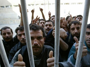 Adra Prison near Damascus. (photo: AFP/Louai Beshara)
