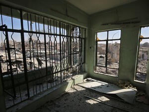 Destroyed building in the old city of Mosul. (AFP) 