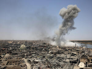 Fighting in the Old City of Mosul. (AFP) 