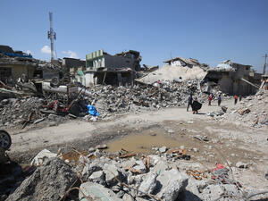 Mosul al-Jadida, March 26 2017, after airstrikes reportedly killed civilians. (AFP/Ahmad al-Rubay)