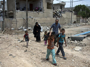 Iraqi forces, backed by air cover provided by a U.S.-led coalition, are currently engaged in a massive offensive aimed at driving Daesh out of Mosul. (AFP) 