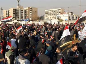 Iraqi protests against alleged electoral fraud during the first vote since the defeat of Islamic State militants. (AFP/ File Photo)