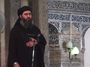 The U.S. offers a $25-million bounty for al-Baghdadi, who split from al-Qaeda organization in 2013. (twitter)