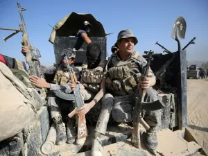 Hashd al-Shaabi are under authority of Baghdad but dominated by powerful Shia militias (AFP/ File)