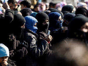 Women whose husbands or fathers have been killed or gone missing are vulnerable to forced marriages, destitution and violence, aid workers say (AFP)