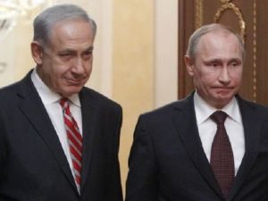 الرئيس الروسي فلاديمير بوتين ورئيس الوزراء الإسرائيلي بنيامين نتنياهو