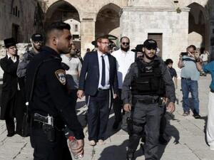 الحاخام المتطرف يهودا غليك يقتحم المسجد الأقصى