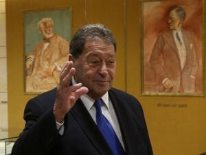 Binyamin Ben-Eliezer is a former defense minister and one-time head of the Labor Party. (AFP/Marc Israel Sellem)