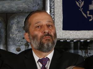 Israeli interior Minister Aryeh Deri. (AFP/File) 