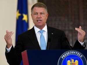 Romanian President Klaus Lohannis says he had not been consulted in the latest government decision to move his country's embassy to Jerusalem. (AFP/ File Photo)