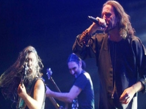Israeli heavy-metal band 'Orphaned Land.' They are to tour with Palestinian rock band 'Khalas.' (AFP/File photo)