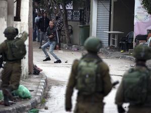 Israeli forces clash with Palestinian youths in the north of the occupied West Bank. (AFP/ File)
