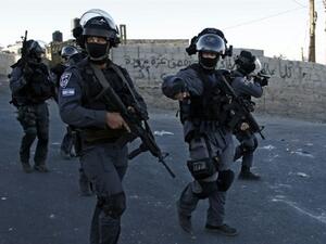 Israeli forces on patrol in East Jerusalem. (AFP/File)