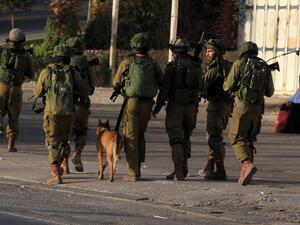 Israeli soldiers on patrol in Nablus. (AFP/File)