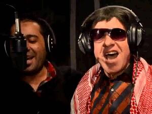 Haddad (Right) appears in the music video for his official campaign song. (Youtube)