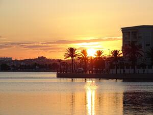 Tunis at sunset. The Tunisian capital is home to a small Jewish community