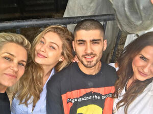 جيجي حديد وزين مالك ويولندا حديد