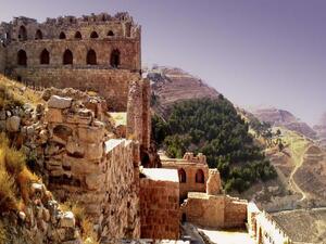While Karak castle essentially dates back to the 12th century, Karak has been a fortress since biblical times.  (Wikimedia Commons) While Karak castle essentially dates back to the 12th century, Karak has been a fortress since biblical times.  (Wikimedia Commons)