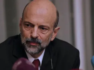 Jordanian Prime Minister Omar Razzaz has meet with the Palestinian counterpart in Amman. (AFP/ File)