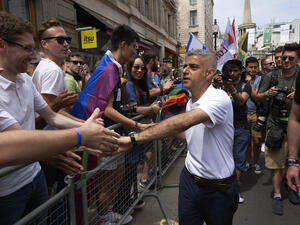 "He is flip-flopping in order to give a changing audience what it wants to hear,” says London Assembly member Andrew Boff. (AFP) 