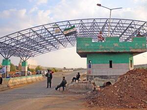 The Syrian side of the Nasib border crossing with Jordan. (AFP/File)