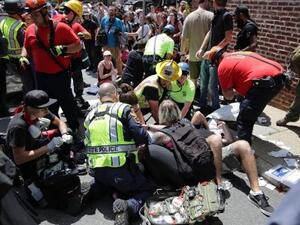 Trump only offered condolences to the two police officers killed, and not to anti-racism protester. (AFP)