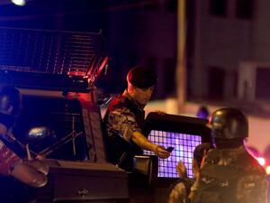 Two Jordanians were killed near the Israeli embassy in Amman on Sunday (Khalil Mazraawi/AFP)