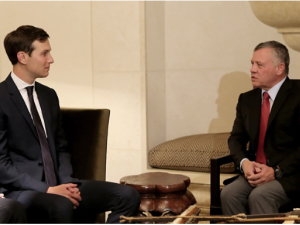 Jordanian King Abdullah II meets with White House senior adviser Jared Kushner in Amman (AFP) Jordanian King Abdullah II meets with White House senior adviser Jared Kushner in Amman (AFP)