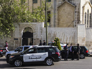 Heavy security in churches in Jordan on Easter Sunday following the bombings in Egypt. (File/Mo'taz Sulaiman) 