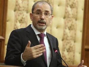 Jordanian Foreign Minister Ayman Safadi tells CNN “We have to recognise that the source of all evils is occupation. You cannot build peace on crushing peoples’ rightful aspirations; you cannot build peace on blood and you cannot build peace on violence...' (AFP/ File Photo)