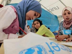 A total of 655,675 Syrians are registered as refugees with the UNHCR in Jordan, but officials estimate that the number of Syrians living in Jordan is over 1.3 million. (AFP/Khalil Mazraawi)