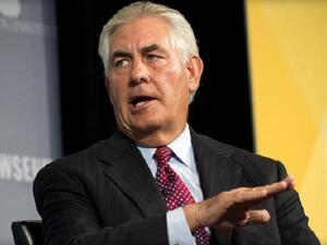 Rex Tillerson tells graduates of the Virginia Military Institute that he sees a growing crisis in ethics and integrity regarding American diplomacy (AFP/File Photo)	