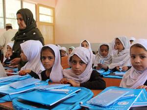 UNICEF launched “Hajati Baseline Report”, which aims to increase children’s enrolment in schools and reduce the number of drop-outs. (AFP/ File Photo)