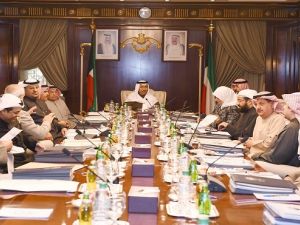 من اجتماعات الحكومة الكويتية/ ارشيفية